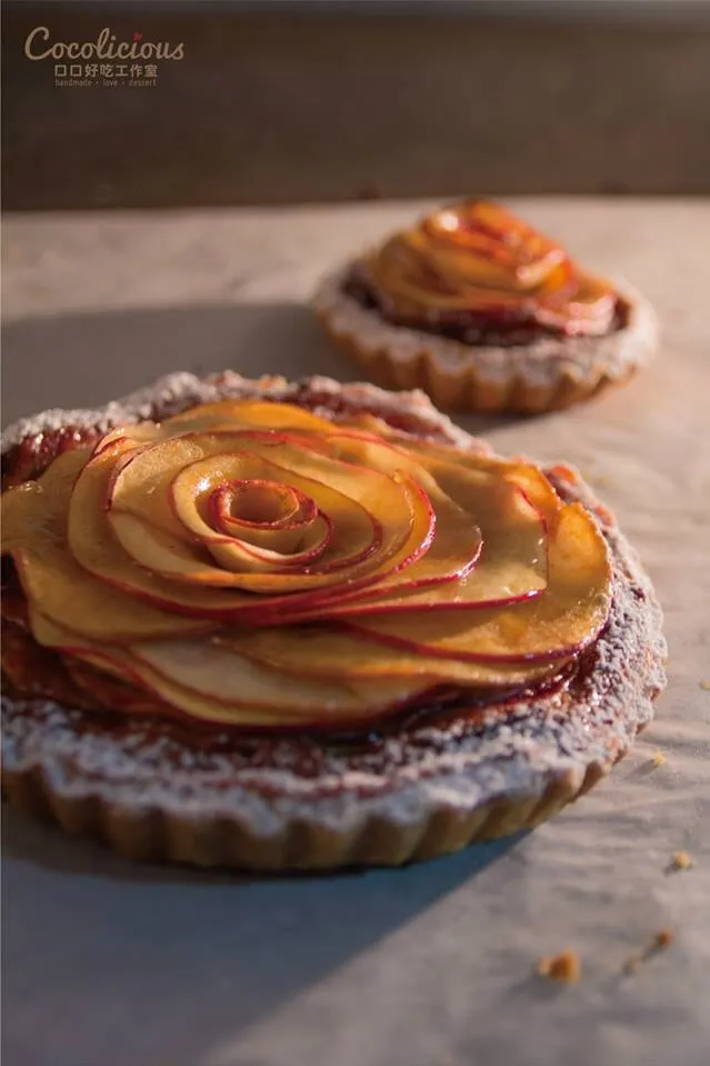 Rose Apple tart❤️りんご タルト|coco～delicious❤️さん