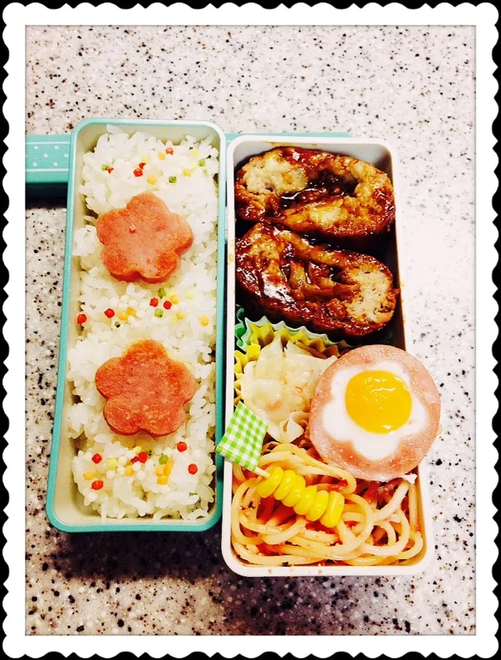 娘のお弁当 最終日〜✌️|えみちさん