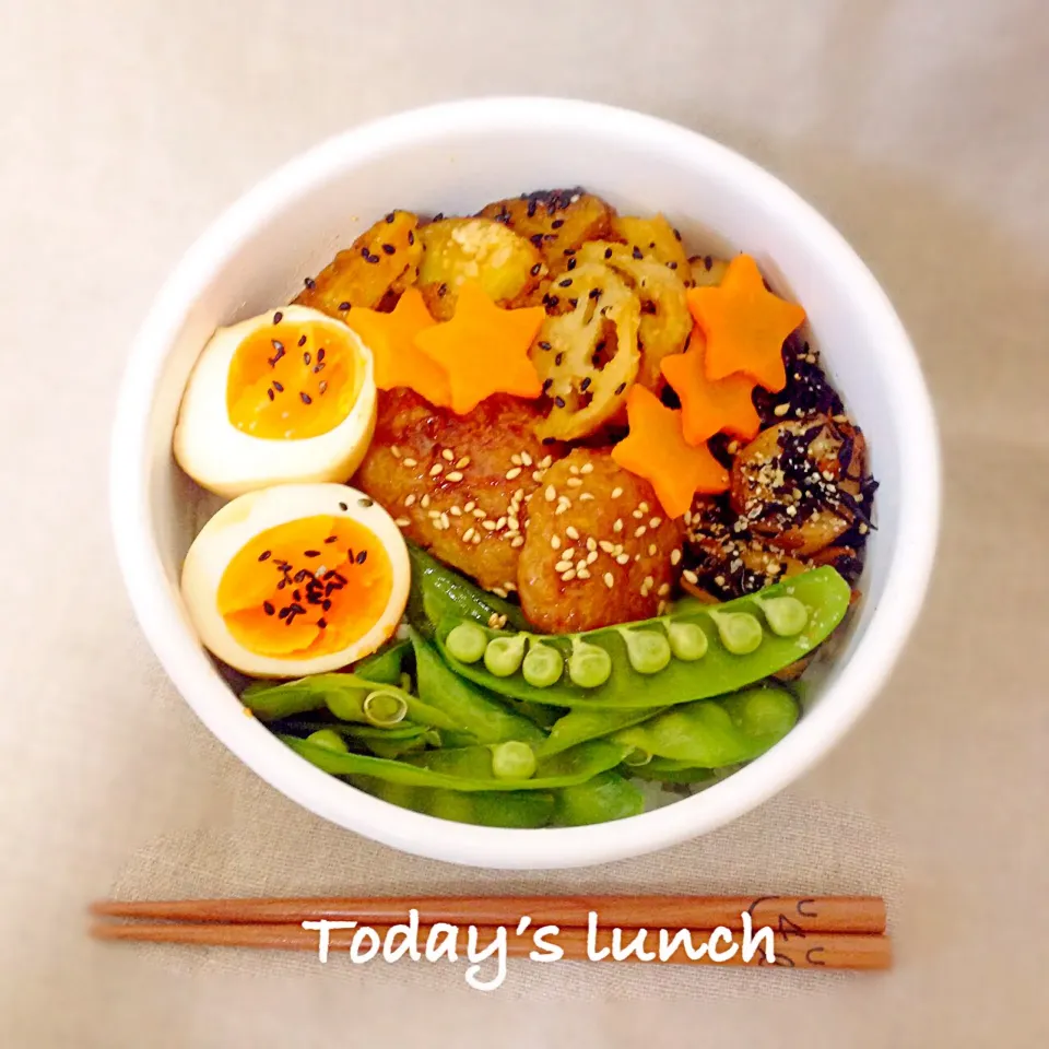 Snapdishの料理写真:今日のお弁当☆|パピヨン☆さん