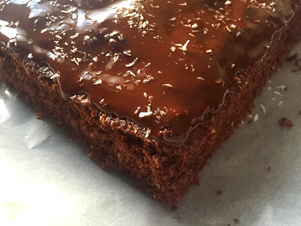 VEGAN banana chocolate brownie|khulanさん