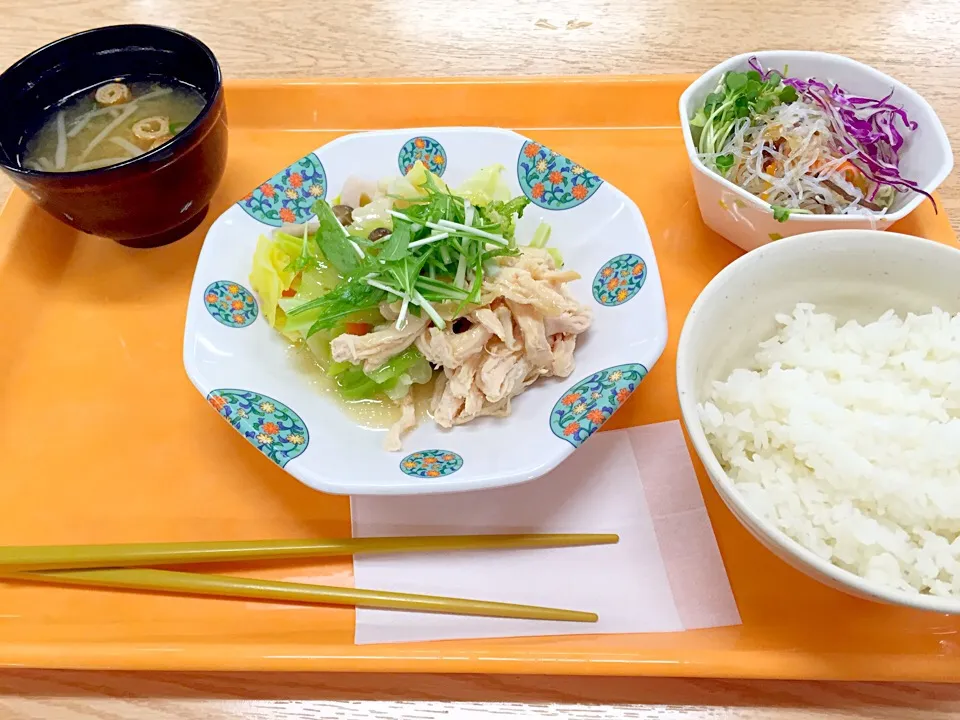 蒸し鶏と蒸し野菜の柚子味噌風味(^O^)／|すかラインさん