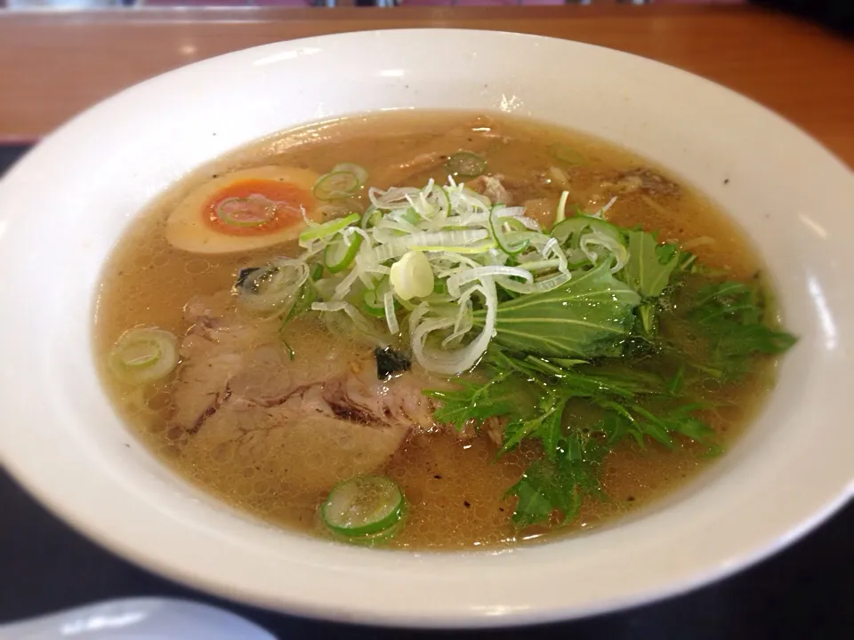 Snapdishの料理写真:鶏塩白湯ラーメン|ぽんたさん