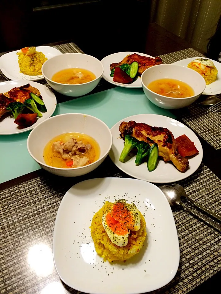 Snapdishの料理写真:tonight dinner.. tgif every1😍😘|marian ilanoさん