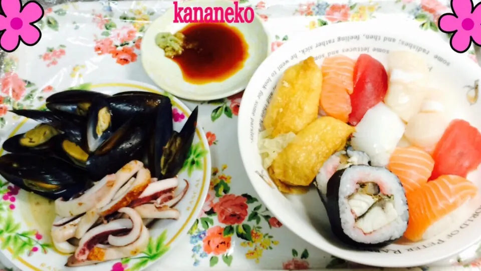 Snapdishの料理写真:今夜の夕食！ (2015.02.06,19:56)|かなさん