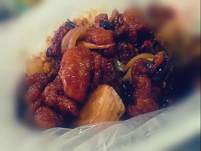 Kung Po chicken with dry chilles|X10Xさん