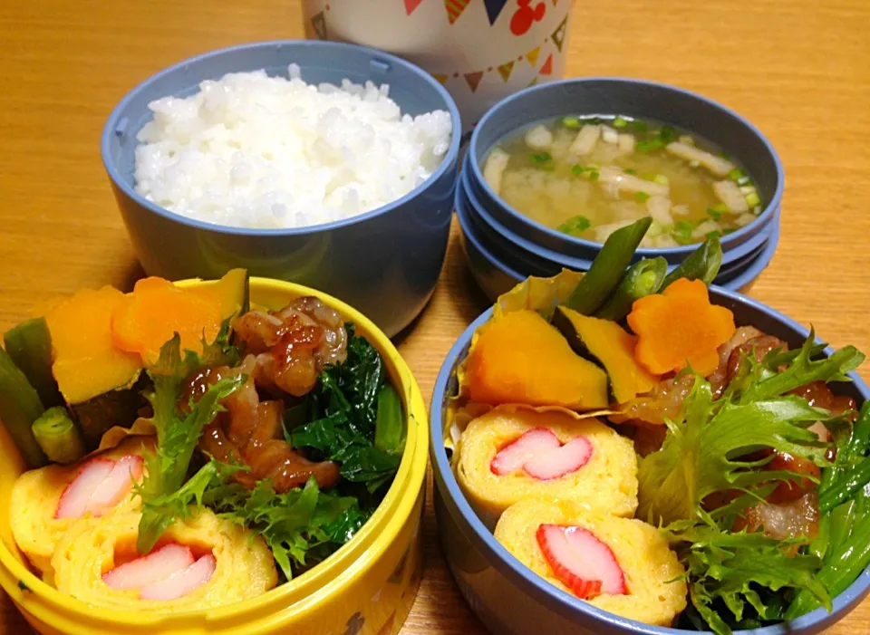 Snapdishの料理写真:2月7日2人弁当|川上千尋さん