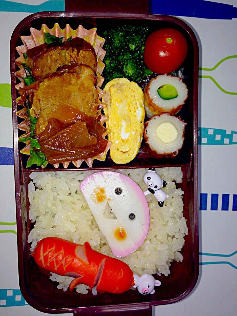 Snapdishの料理写真:2月6日　娘作・高校生女子弁当|クッキングおやぢさん