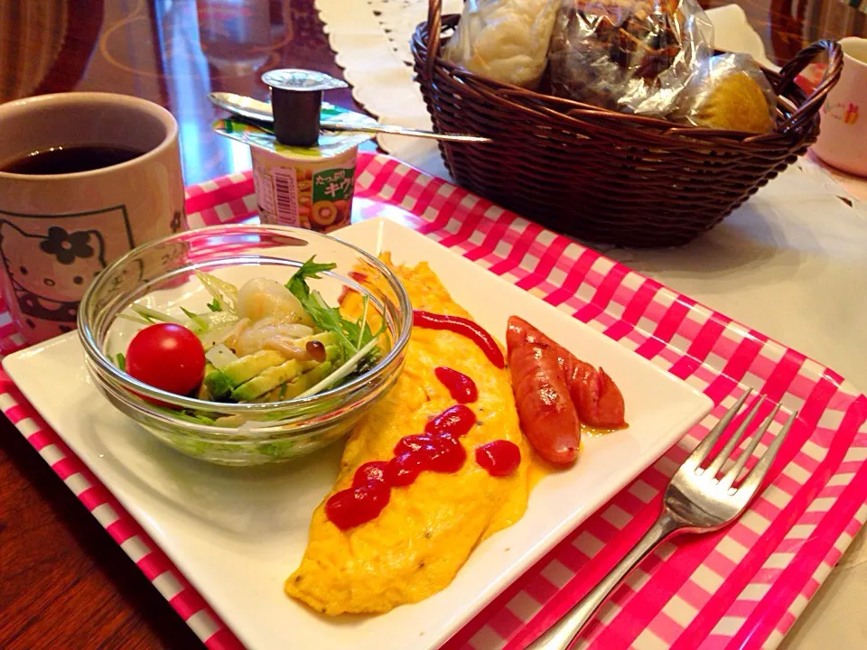 今日の朝御飯(๑´ڡ`๑)|ちゃたままさん