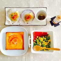 Snapdishの料理写真:tomato toast🍅|jodyzさん