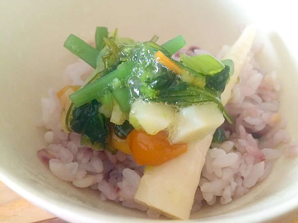 朝ごはんのお供は野沢菜山菜昆布|gintanさん