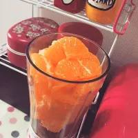 実家から送られてきたハッサクとスイートスプリングで天然100%🍊ジュース💖|ぽんkanaさん