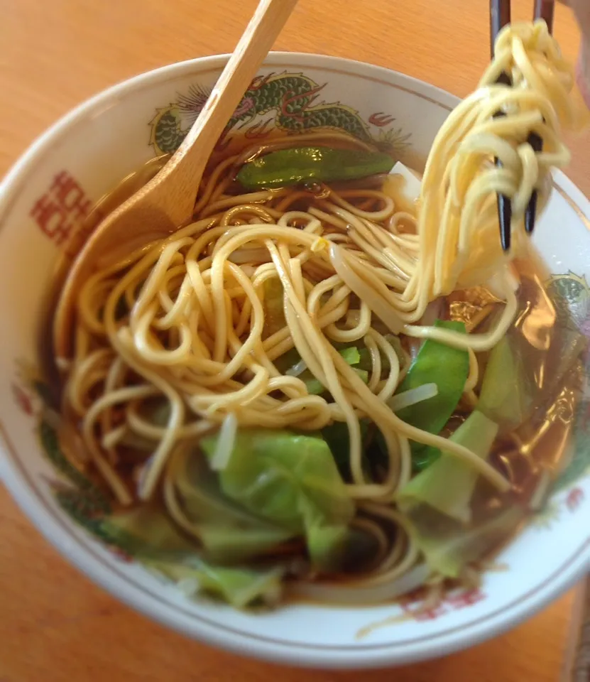 Snapdishの料理写真:志太系中華そば 藤枝朝ラーメン|hoppycowさん