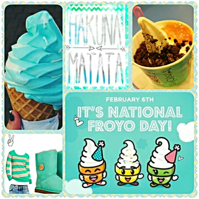 💙😊💙National Froyo Day #Ice Cream #Snack/Teatime 😋 💯 😋 I Love Froyo 💙😊💙|Alisha GodsglamGirl Matthewsさん