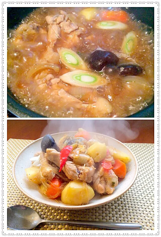 찜닭♨️Braised chicken&vegetables(Torijaga)･ﾁﾑﾀｸ<鶏肉の蒸し煮>|🌈Ami🍻さん