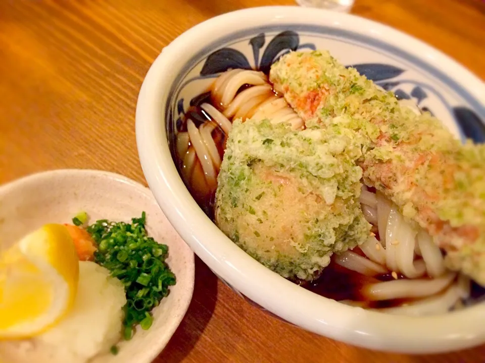 ちく玉天ぶっかけうどん！|えすとさん