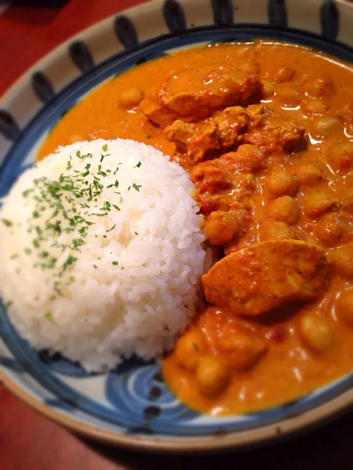 バターチキンカレー🎶ひよこ豆入り|hannahさん