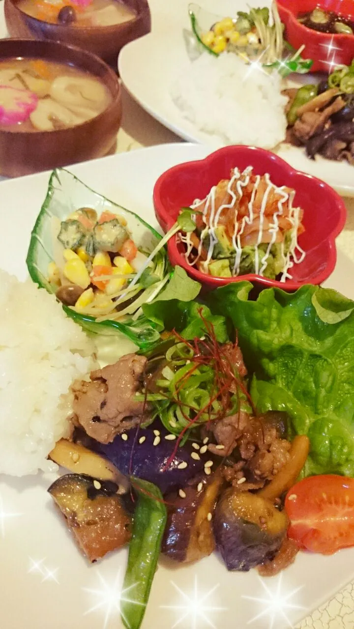 ビールもご飯もススムススム❤の茄子と牛コマのオイスターソースの炒め物🎵|Naoさん