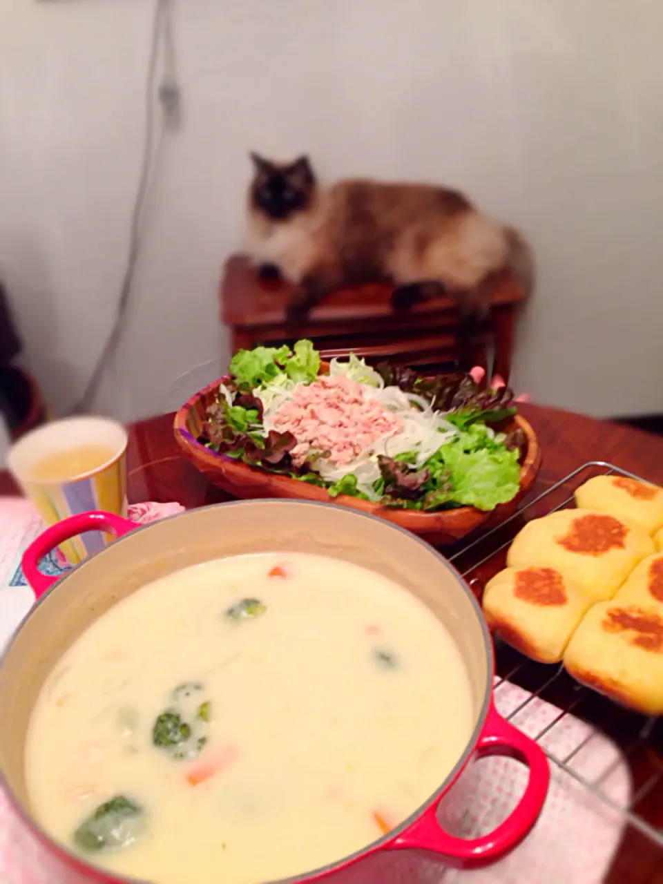 今日の晩御飯(๑´ڡ`๑)|ちゃたままさん