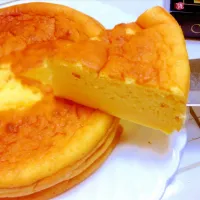 Snapdishの料理写真:スフレチーズケーキ|koshieriさん