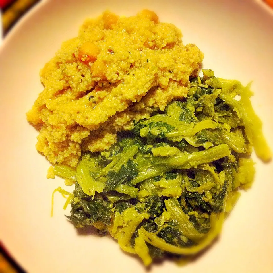 Chickpea stew and couscous with chilly steam-braised veg|Stefan Labuschagneさん