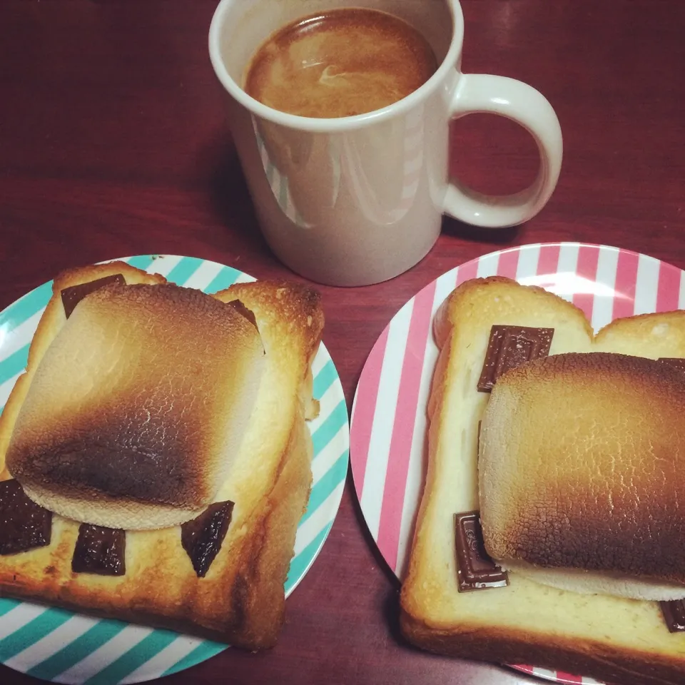 マシュマロトースト|よこさんさん