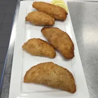 Empanadas with a Chorizo, Lobster, Shrimp and Mushroom filling!!! Turned out yummy.|Jacquie Ramosさん