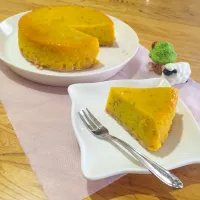 かぼちゃケーキ♥︎|えんどう まなみさん