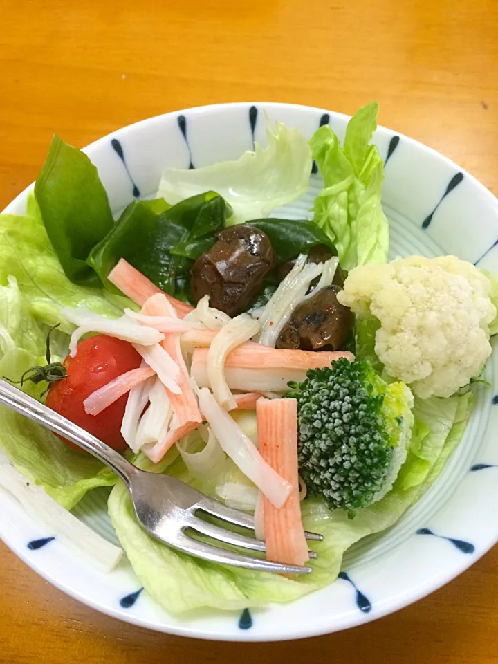 サラダと醤油豆|悠里さん