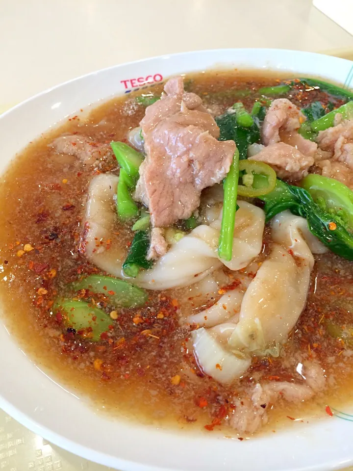 豚肉あんかけ麺 (เส้นใหญ่ราดหน้าหมู)|miaco_macさん