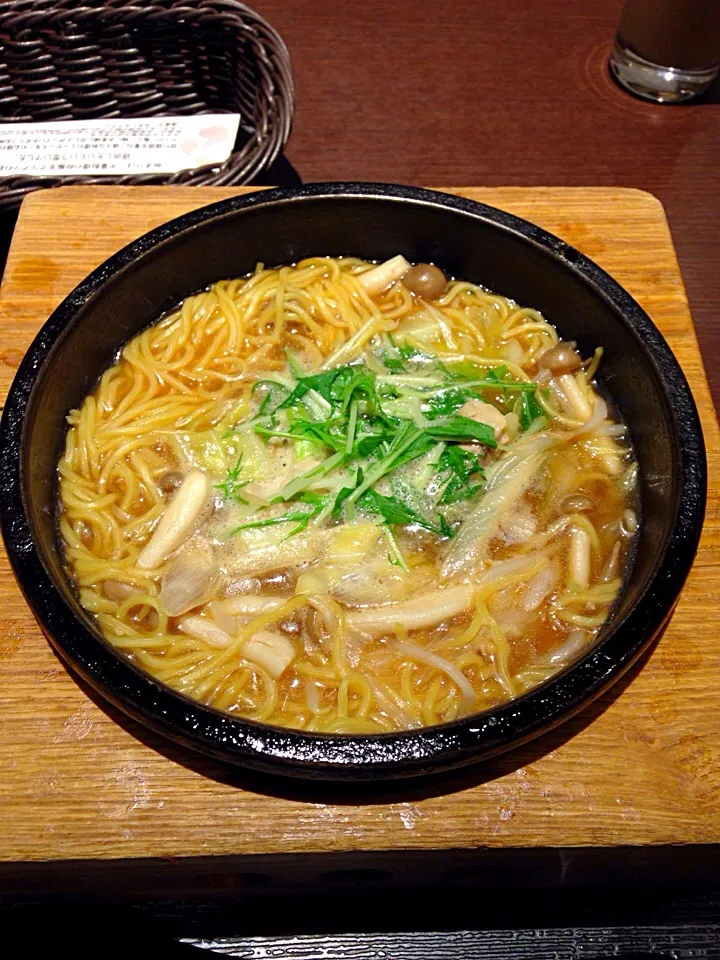 Snapdishの料理写真:石焼醤油ラーメン💓|ずっちさん