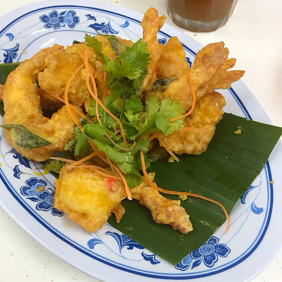 Salted Egg Fried Prawns|prissyさん