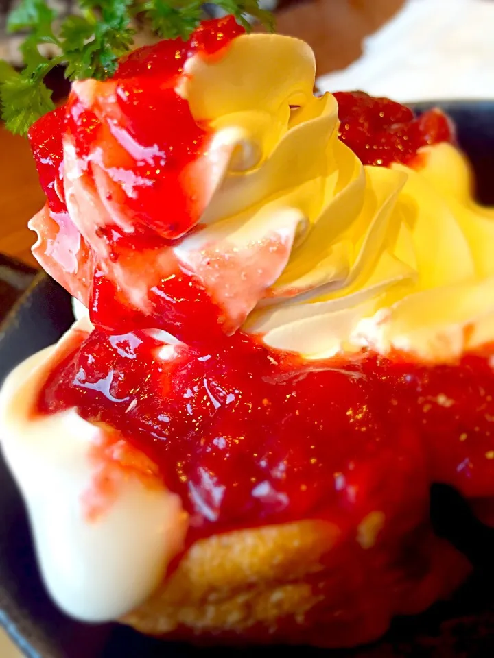 Snapdishの料理写真:#一凛珈琲 berryberryFrench toast|Candle Miyabi Masatoさん