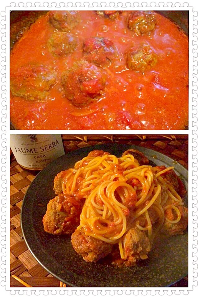 Meatballs spaghetti☆ﾐｰﾄﾎﾞｰﾙｽﾊﾟｹﾞﾃｨby chef hubby|🌈Ami🍻さん