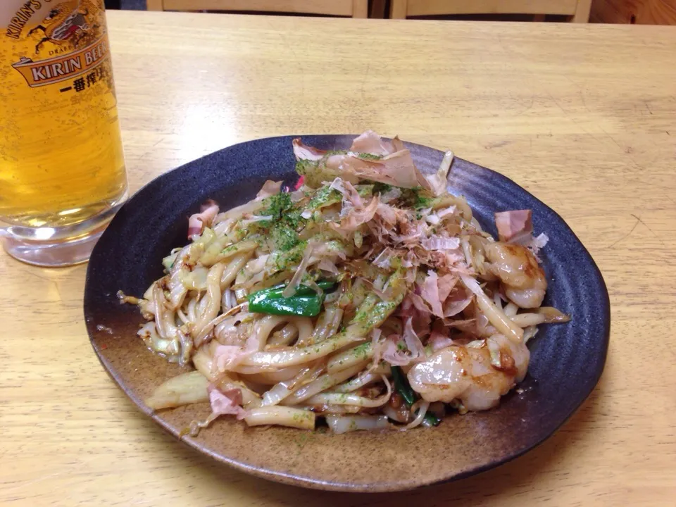 Snapdishの料理写真:ホルモンうどん|Masakiさん