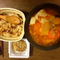 スンドゥブと炊き込みご飯|Ayana Shirakawaさん