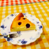 まぜるだけブルーベリーチーズケーキ|もえこさん