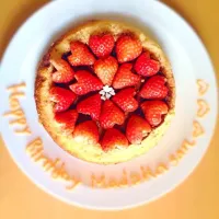 Snapdishの料理写真:スフレ風チーズケーキ💓|アイさん