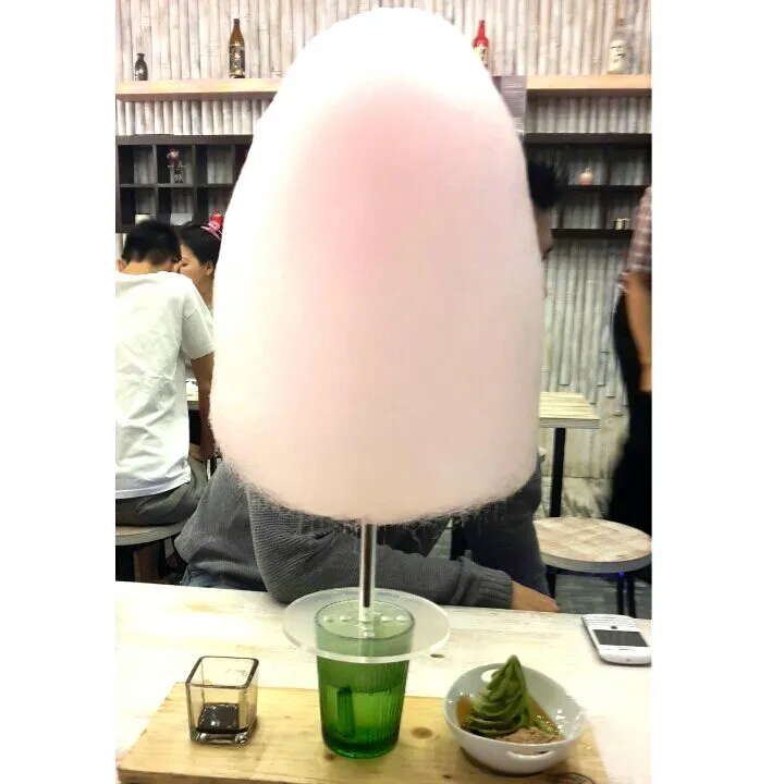 Cotton candy with green tea ice cream #Dessert|Jeanny Angsenさん