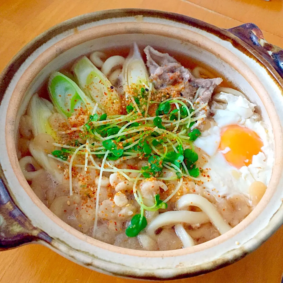 鍋焼きうどん|カウンター嬢さん