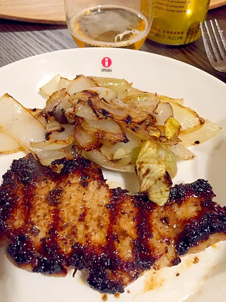 豚肉の醤油麹漬け|えさん