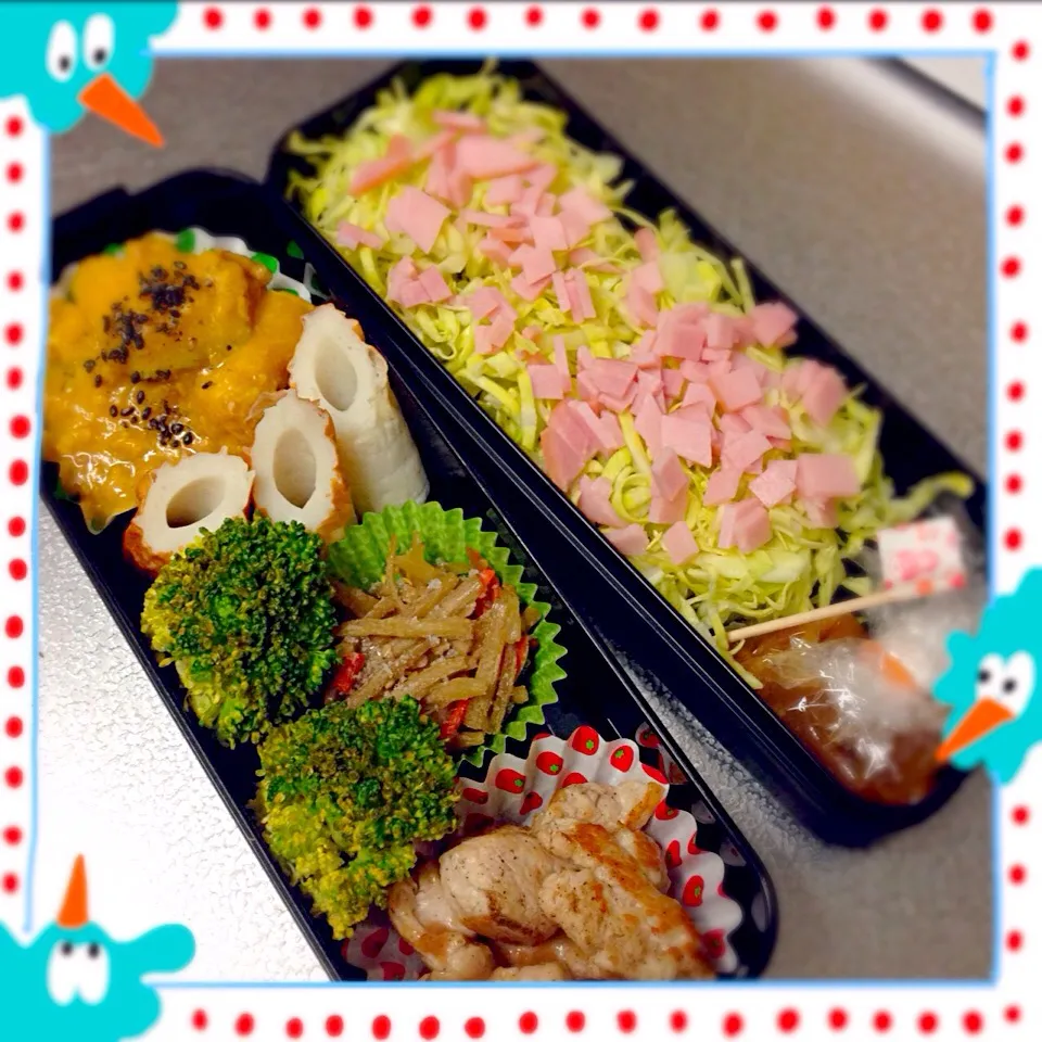 Snapdishの料理写真:旦那弁当【2/9】|みふさん