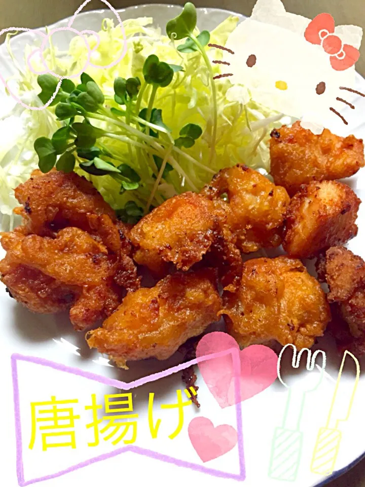 にんにくたっぷり唐揚げ♡|あちゃむ(*˘︶˘*).｡.:*♡さん