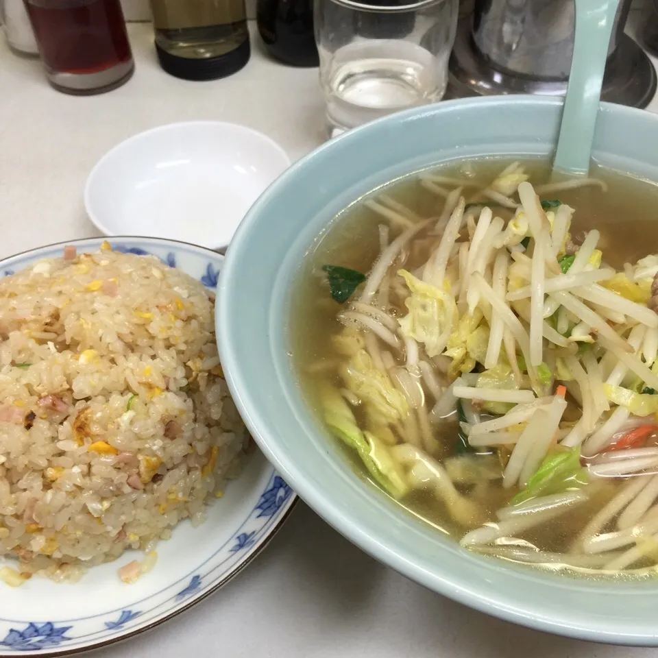 塩ラーメンとミニチャーハンのセット|Koichi Shibataさん