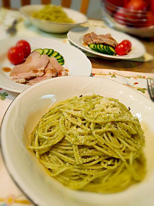 Snapdishの料理写真:お腹空いてないけどなんか食べないとね～っていう晩ご飯☆|あゆさん