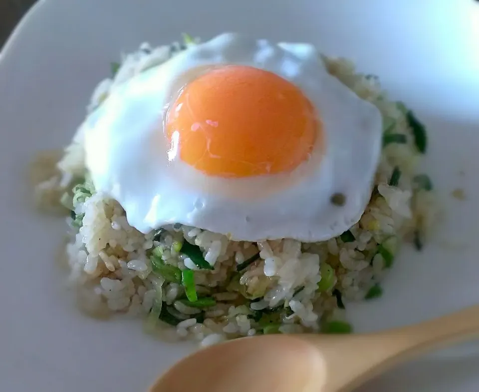 今日のお昼ごはん♪ニラネギチャーハン|まみぃさん