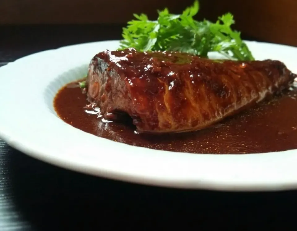 韓国風サバのピリ辛味噌煮、しっぽの方😋|peachさん