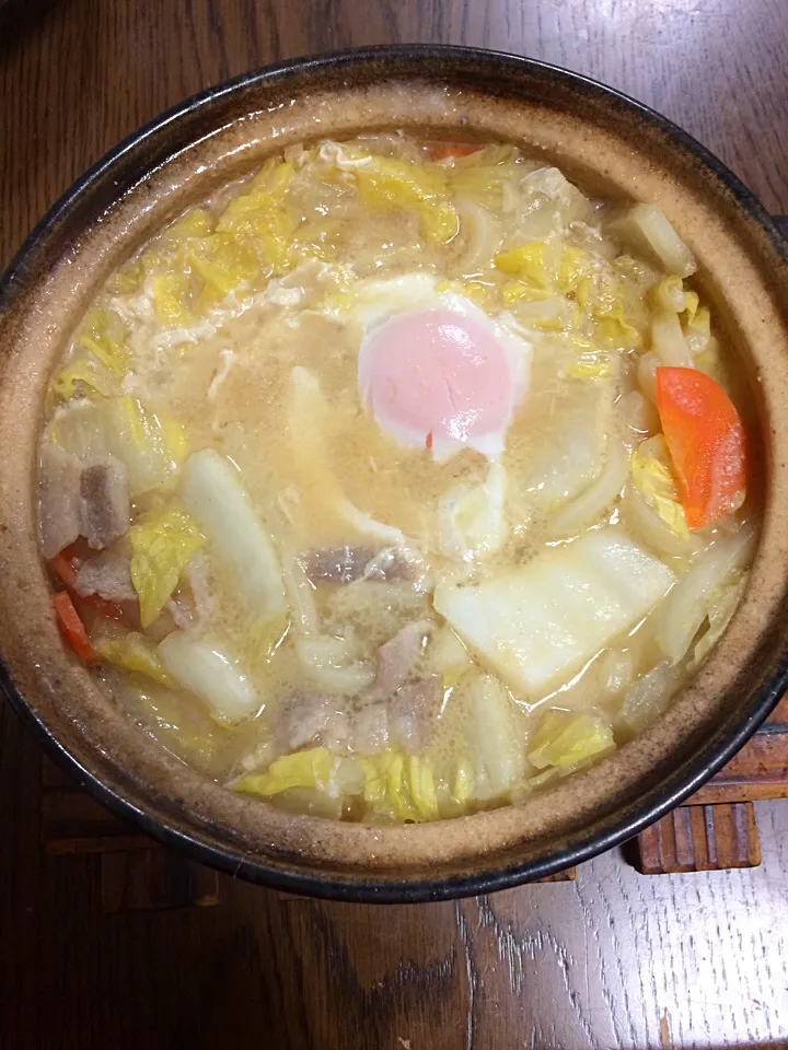 Snapdishの料理写真:味噌煮込みうどん|natsumiさん