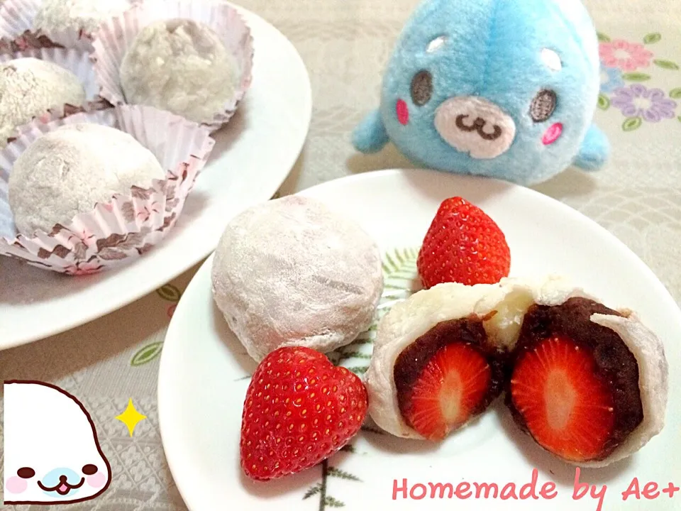 (My 1st time) Strawberry Daifuku|Ae+ Patchaさん