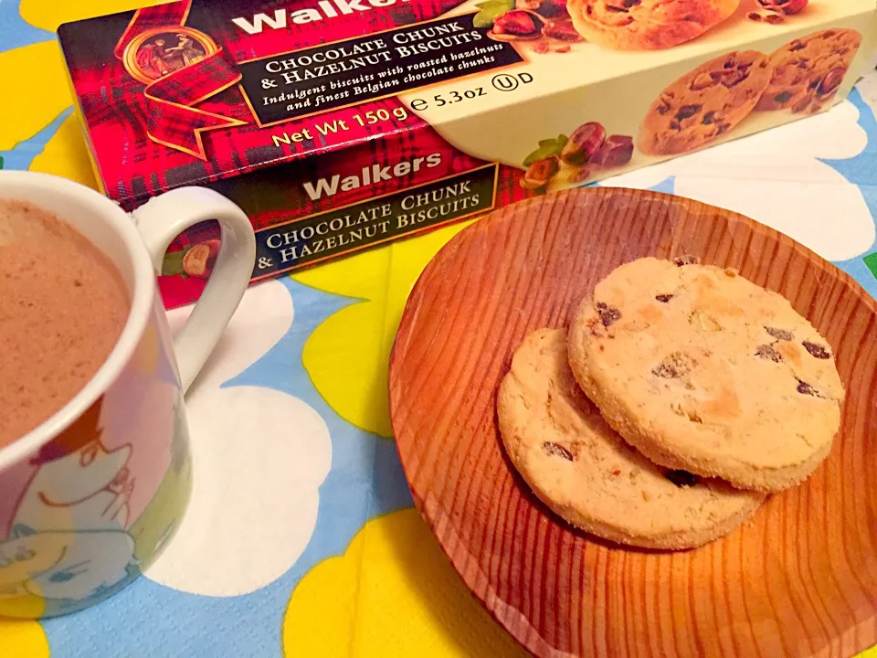 chocolate chunk & hazelnut biscuits|プラゴさん