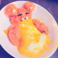 Snapdishの料理写真:リラックマオムライス|なつみんさん